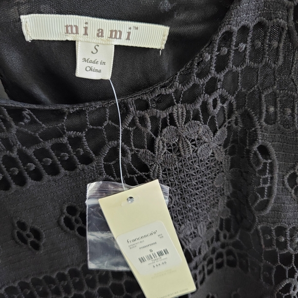 Miami Black Lace Sleeveless Dress, Women's, Size Small - Picture 3 of 5